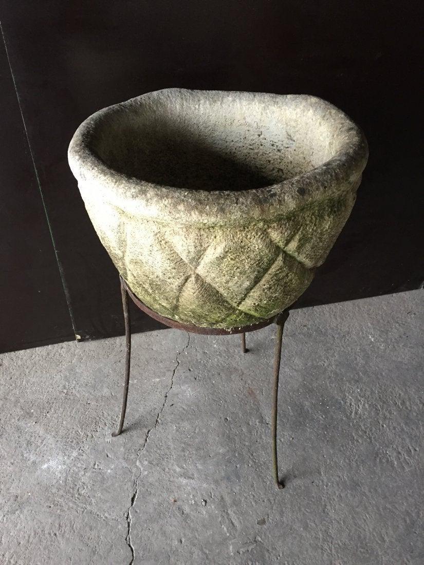 French Antique Baptistry Style In Stone 1900s France (1 of 8)