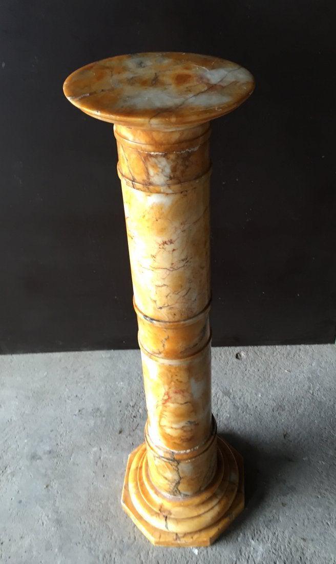 French Antique Marble Column 1900s Paris France (1 of 9)