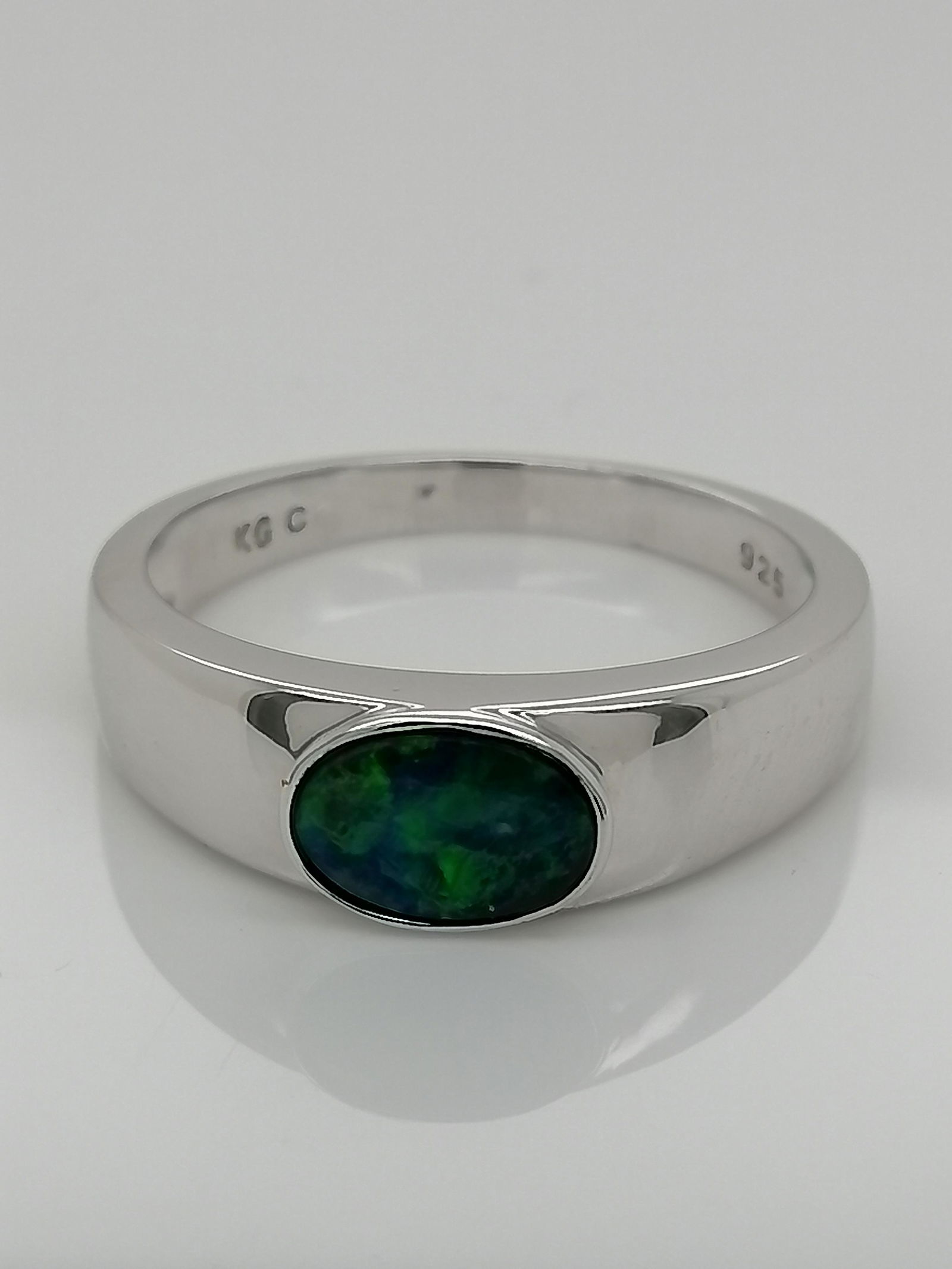 925 Silver Opal Ring (1 of 3)