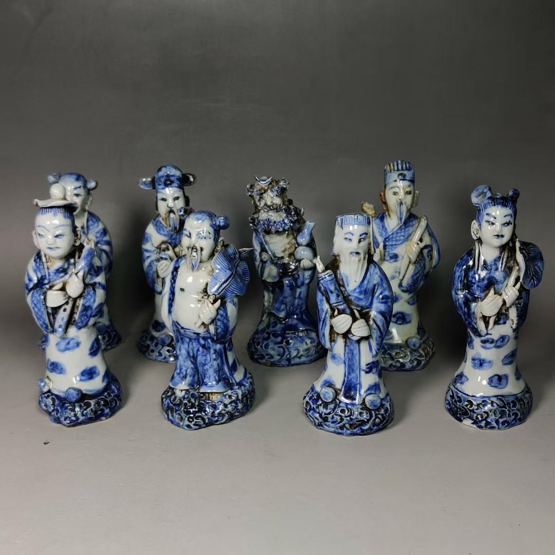 Ming Dynasty Blue and White Eight Immortals: Ming Dynasty Blue and White Eight Immortals