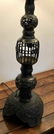 Pair of Mid Century Large Black Iron Table Lamps, Japan - 3