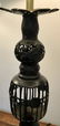 Pair of Mid Century Large Black Iron Table Lamps, Japan - 4
