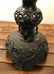 Pair of Mid Century Large Black Iron Table Lamps, Japan - 5