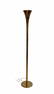 Mid Century Modern Brass Torchiere Floor Lamp by Laurel