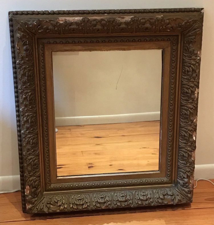 Antique Gold Mirror Contemporary Style (1 of 6)