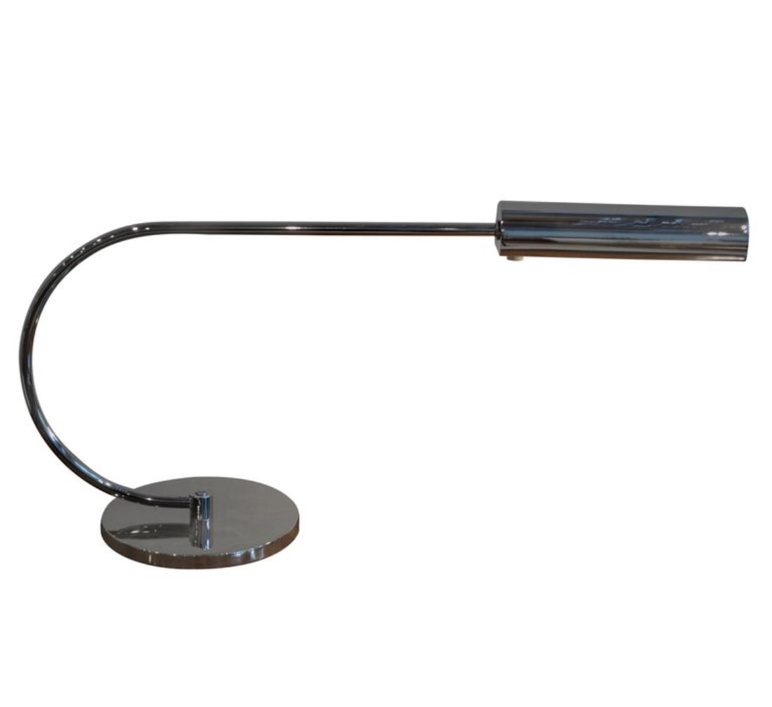 Mid Century Modern Italian Chrome Desk Lamp by Raymor, 1970's (1 of 4)