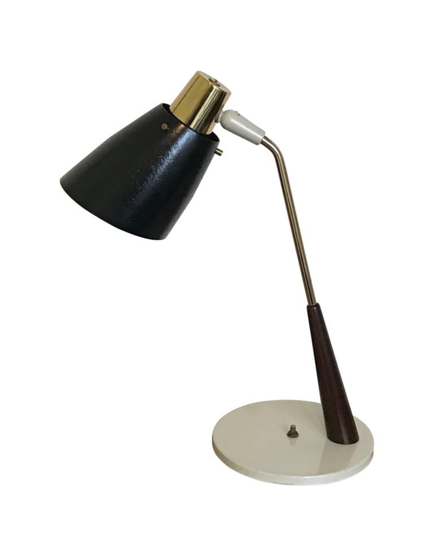 Dazor Modern Space Age Flying Saucer Desk Lamp | Chairish
