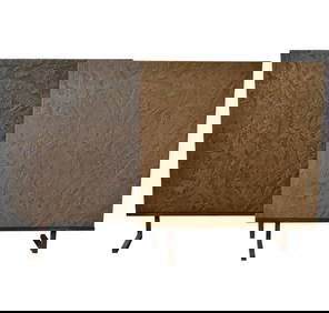 Pair of Mid Century Bronze Square Sculptures In The Style of Harry Bertoia & Paul Evans (1 of 5)