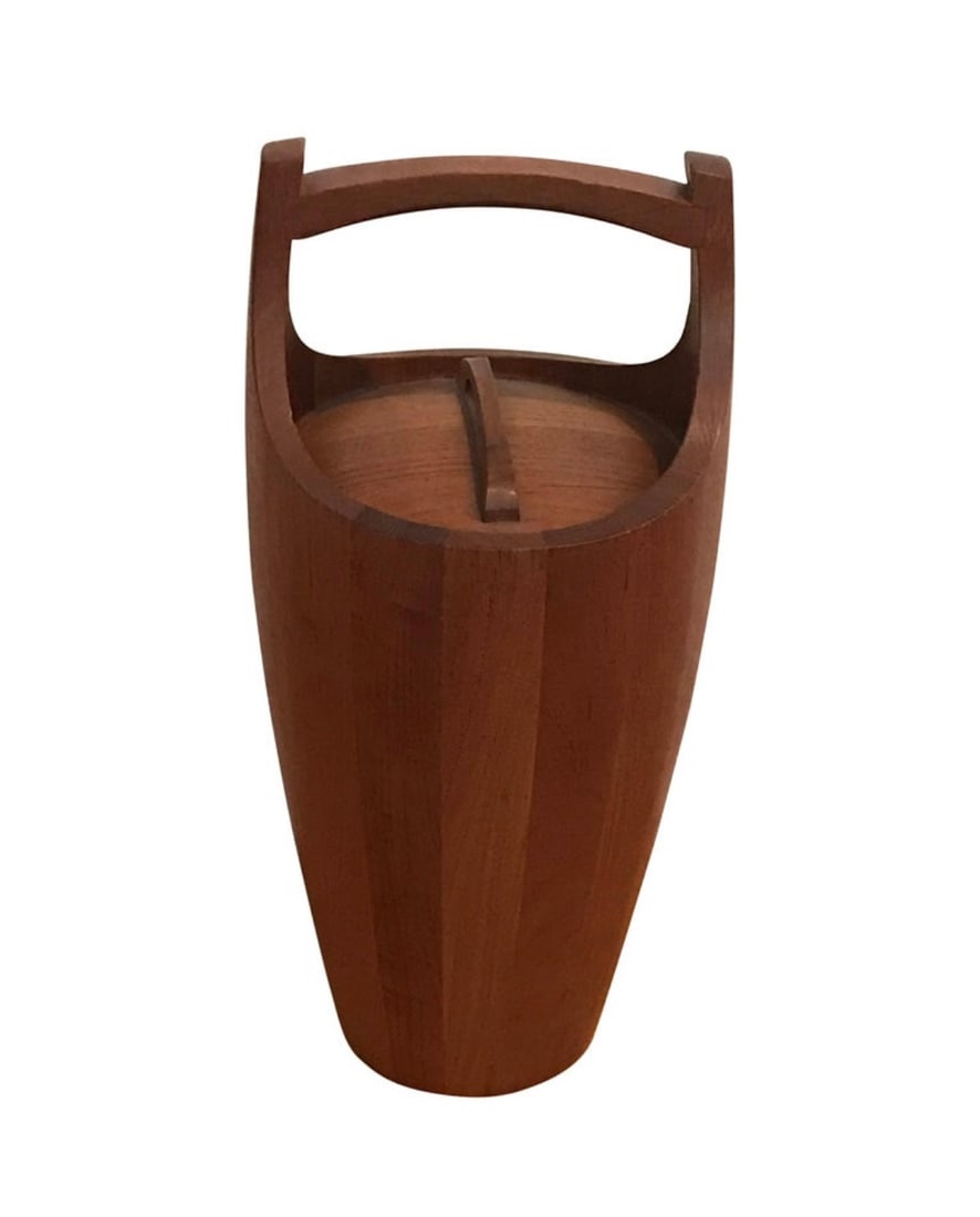 Mid Century Modern Teak Ice Bucket by Jens Quistgaard for Dansk, Denmark (1 of 6)