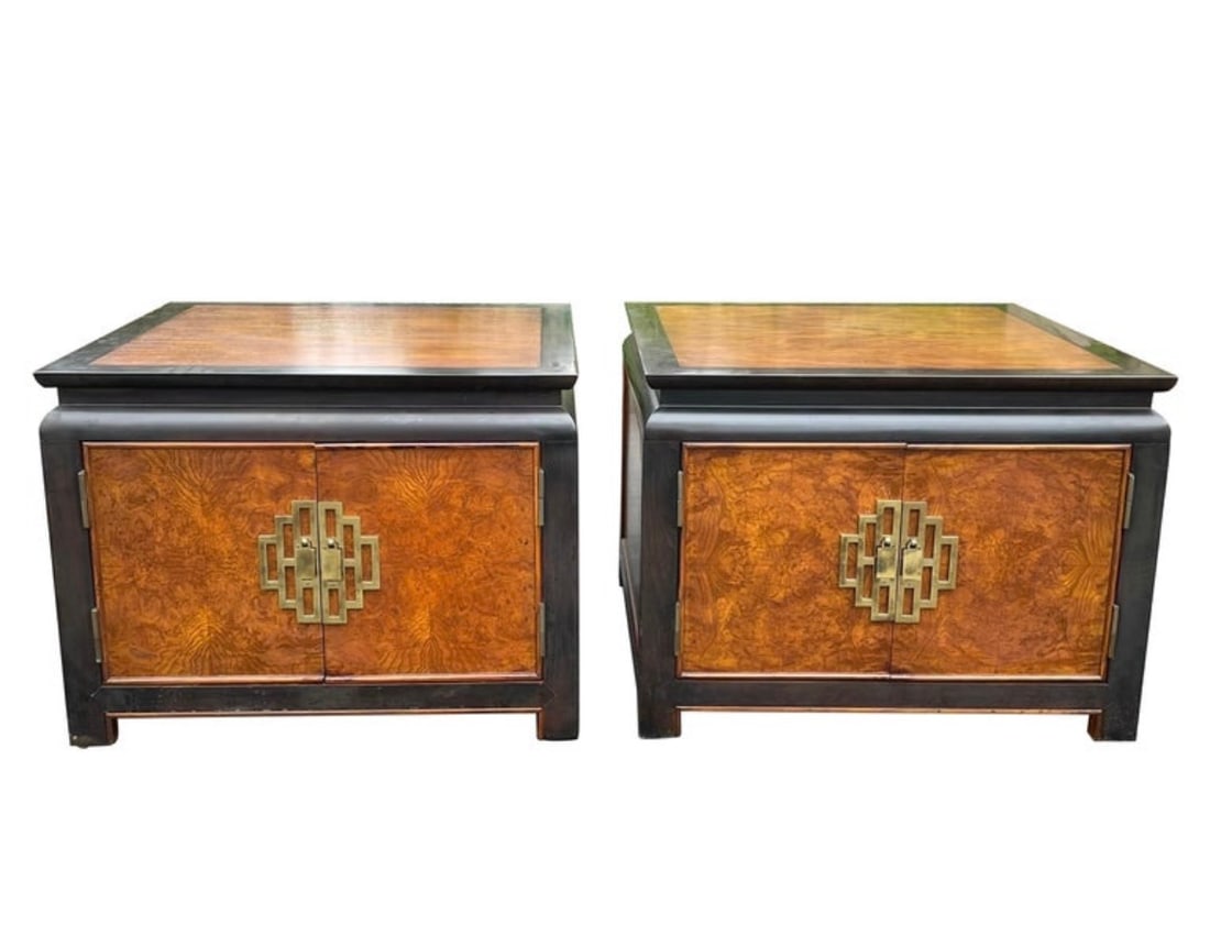 Mid Century Chin Hua Side Tables or Nightstands by Raymond Sobota for Century (1 of 7)