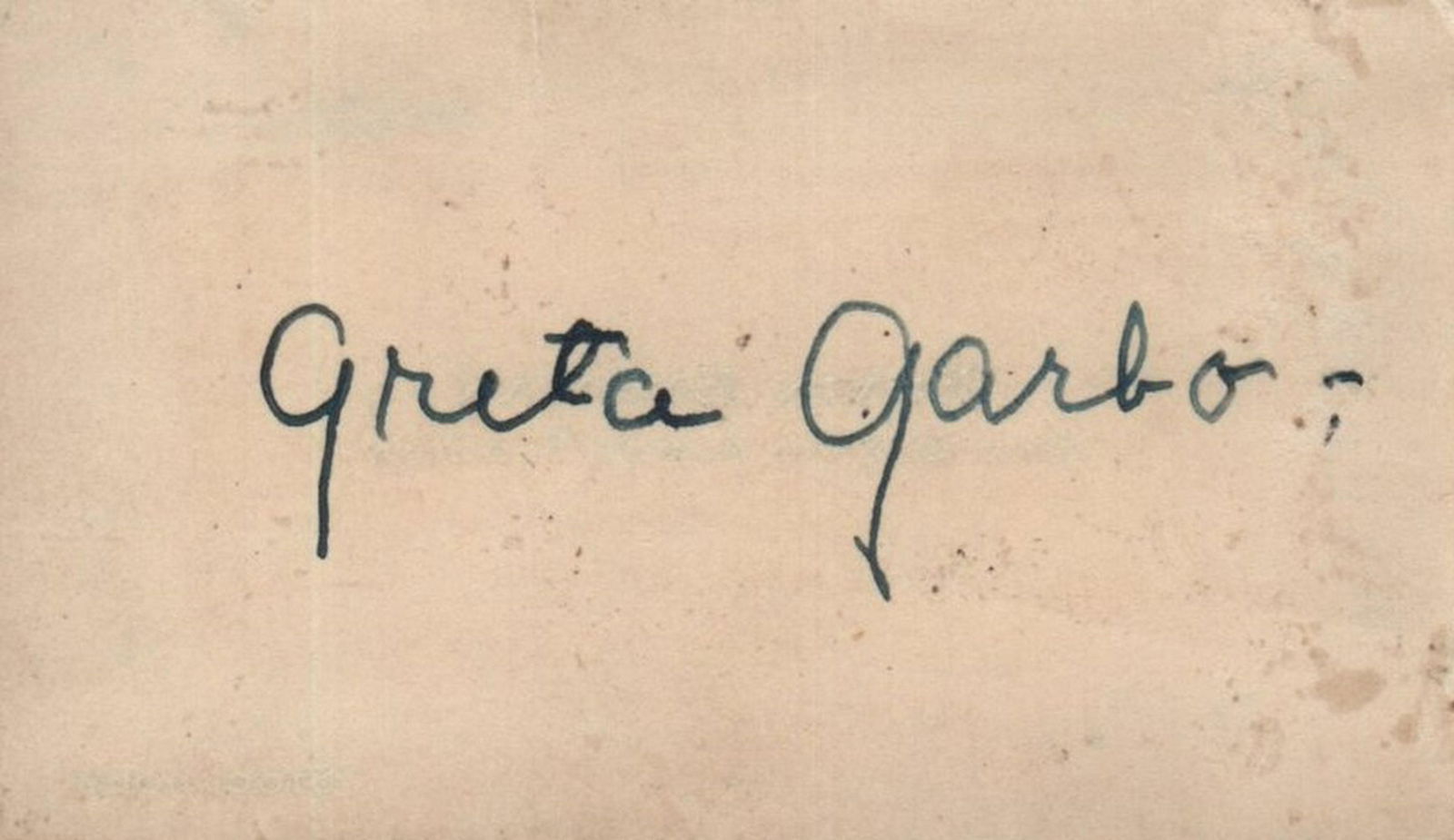 GARBO GRETA: (1905-1990) Swedish-born American Actress, (1 of 4)