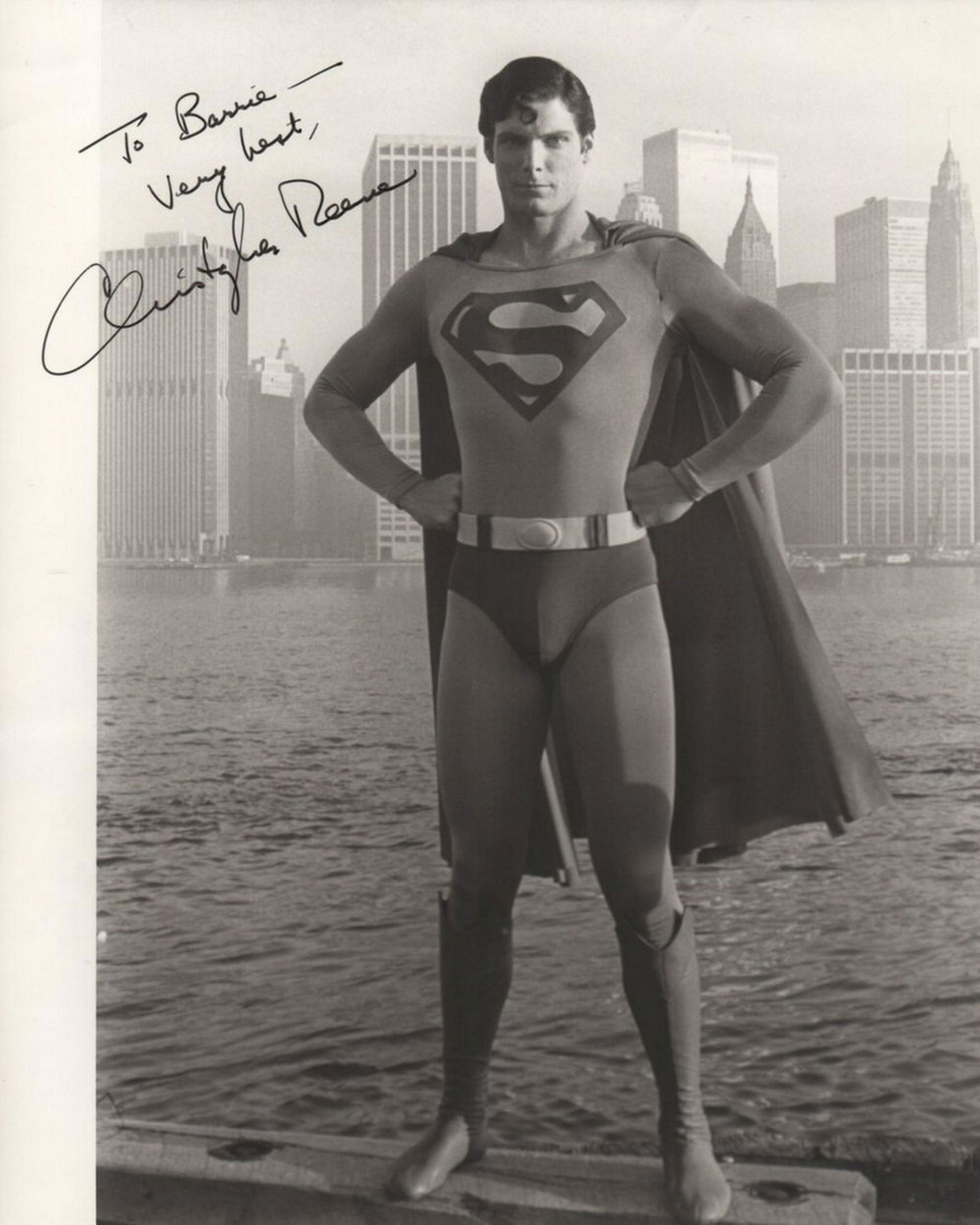 REEVE CHRISTOPHER: (1952-2004) American Actor, famous (1 of 1)