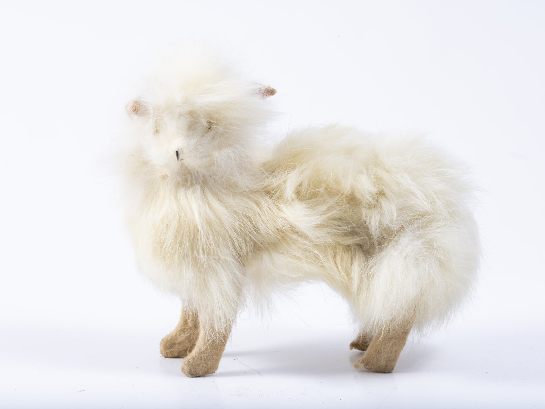Handmade Furry Sheep, Dollhouse Scale (1 of 8)