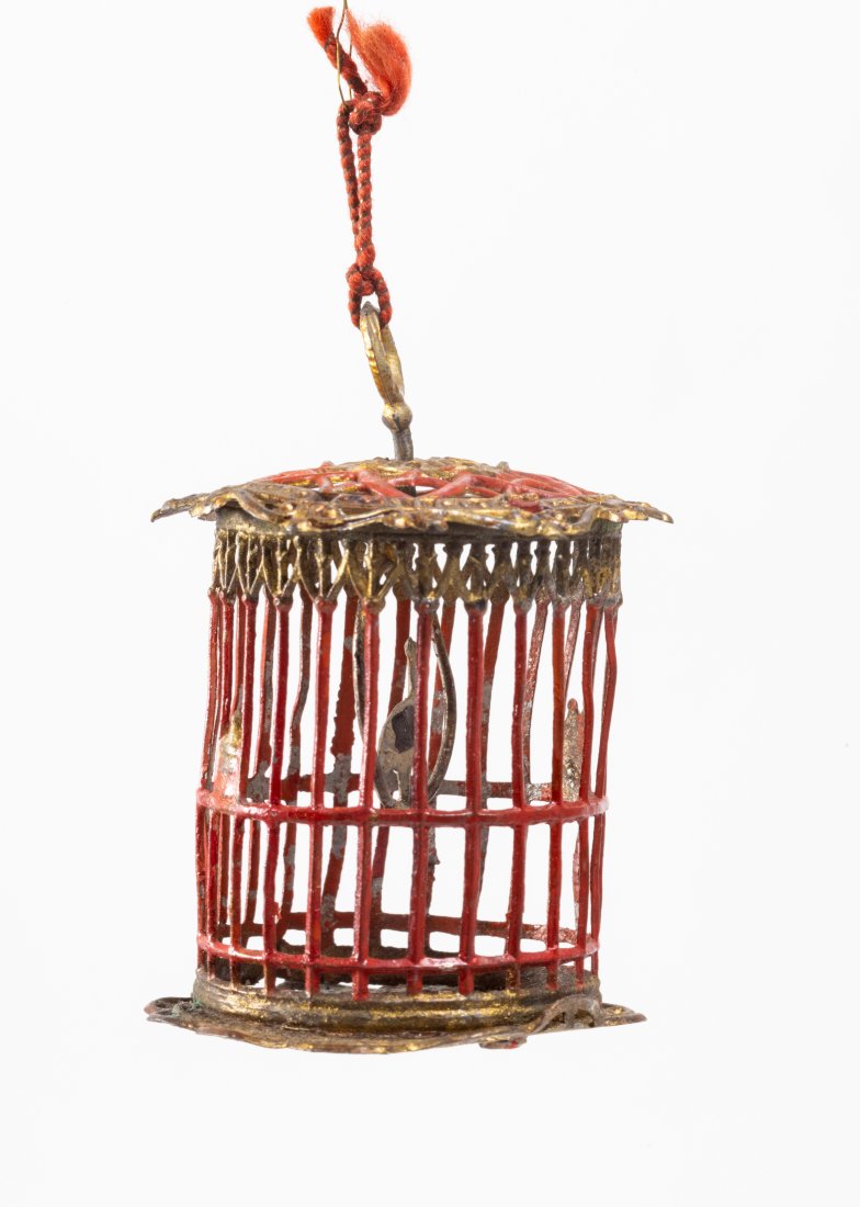 Erhard & Sohne Ormolu Birdcage and Stand (1 of 7)