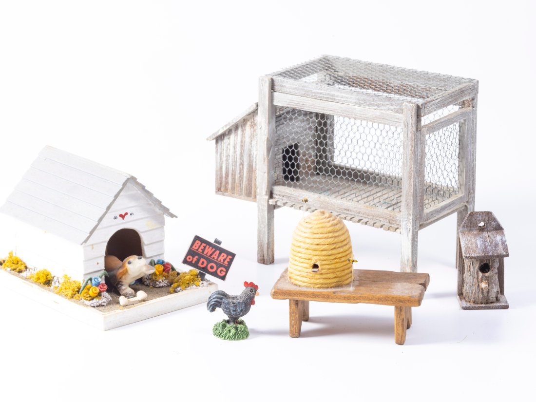 Hank Taylor Rabbit Hutch and Birdcage, Sir Thomas Thumb Bee Hive, and More (1 of 14)