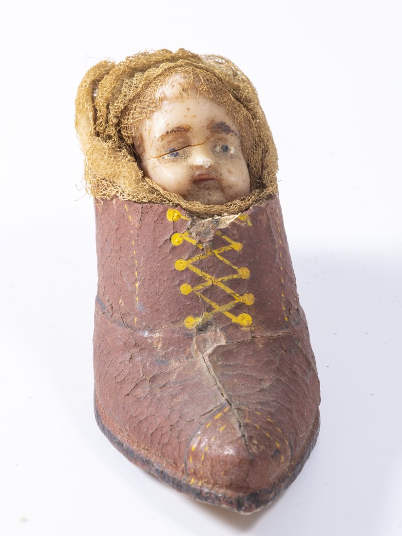 Doll Head in Shoe - Doll Scale (1 of 6)