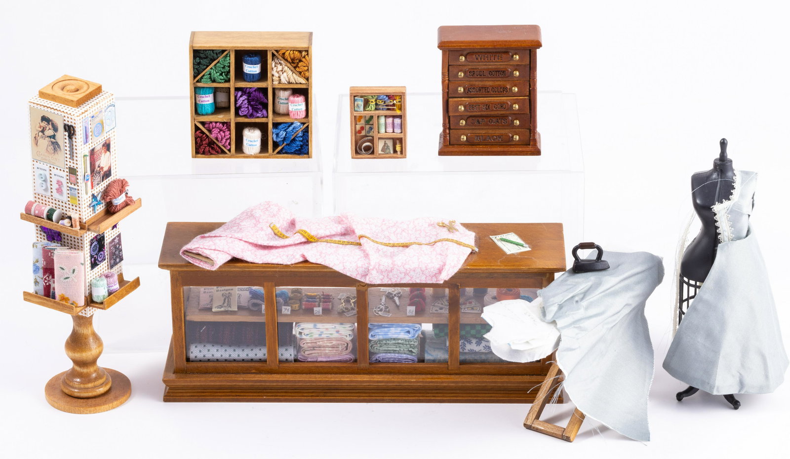 Sewing Shop Counter, Display and More Decorated (1 of 10)