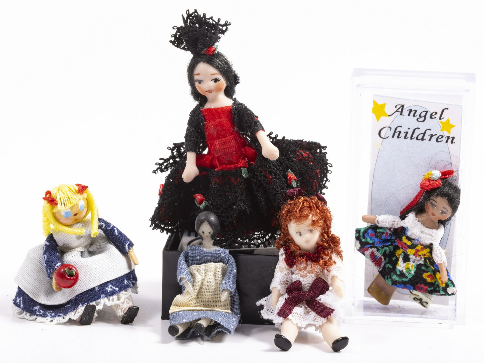 Artisan Doll Lot - Angel Children, Carol Spence (1 of 12)