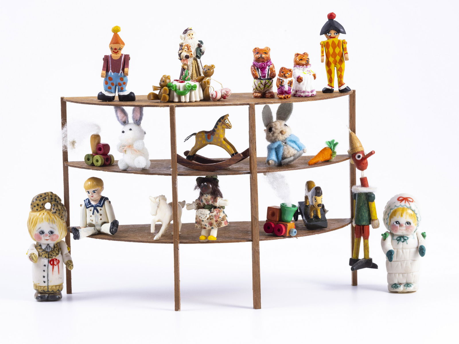 Handmade Assortment of Toys Including Hand Painted Wooden Toys (1 of 11)