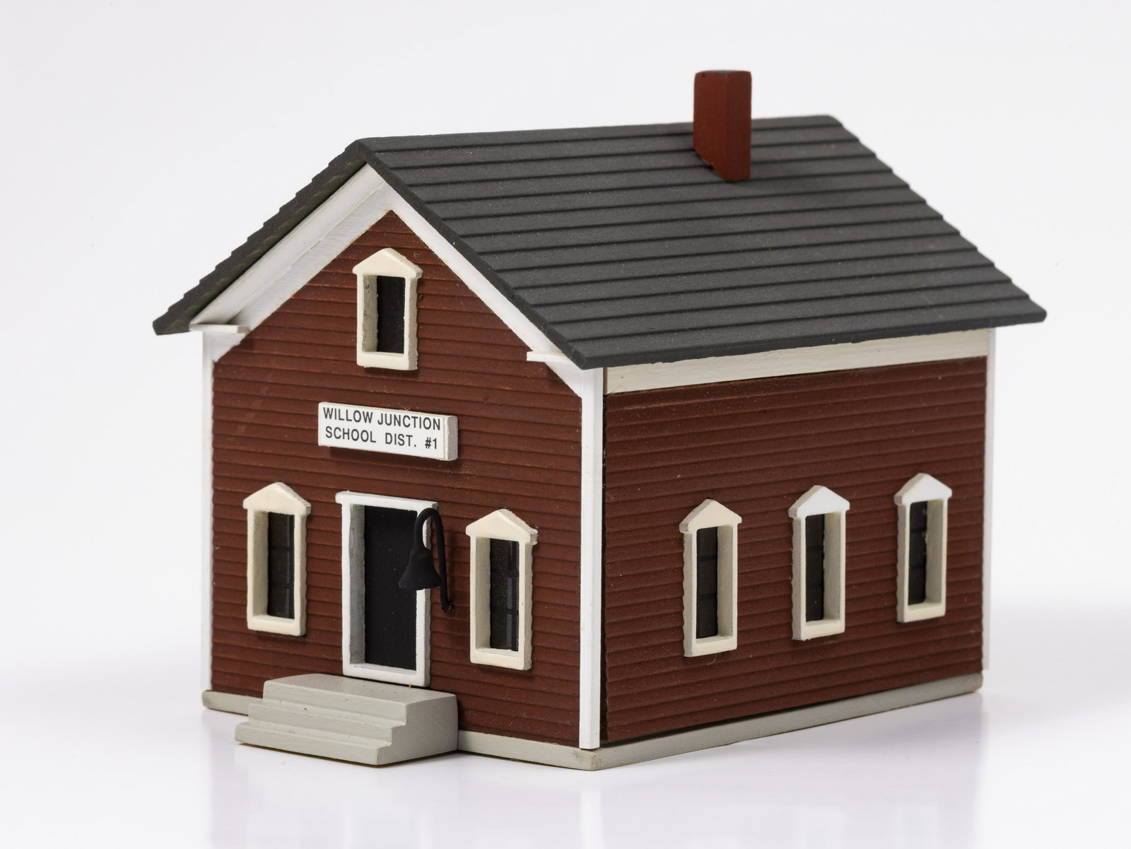 Gudgel 1:144 Scale Red School House (1 of 8)
