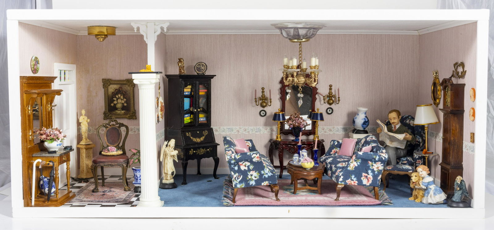 Living Room & Hallway Decorated Double Roombox (1 of 12)