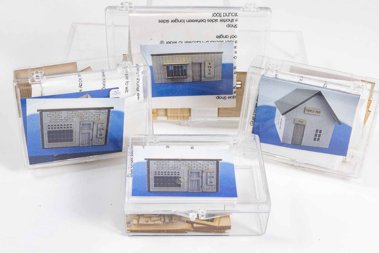 Lot of 4 Assorted 1/4" Wooden Kits (1 of 9)