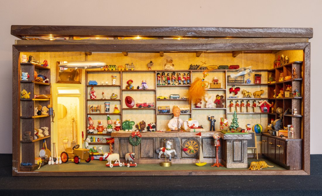 Decorated Dollhouse Toy Store Room Box (1 of 8)