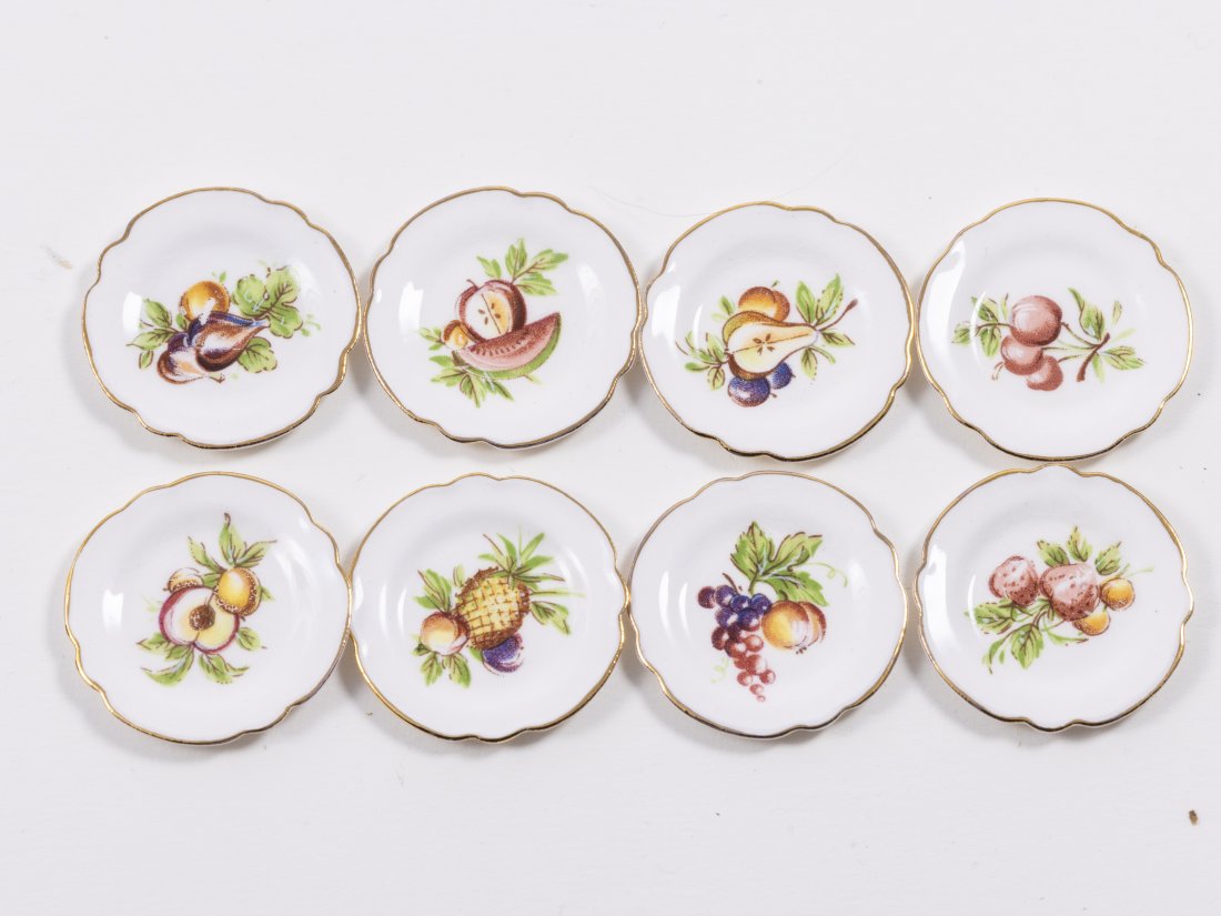 Stokesay Ware (UK) Fruit Plate Set of 8 (1 of 6)