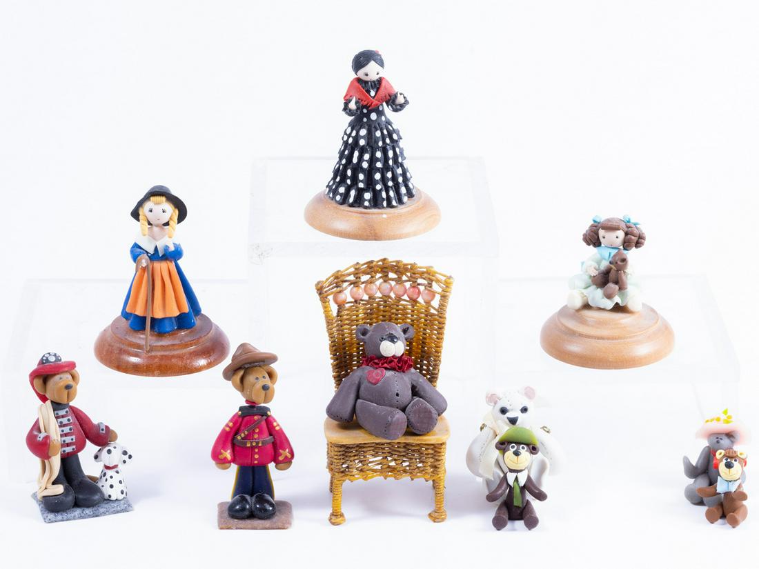 Toys - Collection Of Hand Sculpted Dolls And Hand Sculpted Teddy Bears (1 of 7)