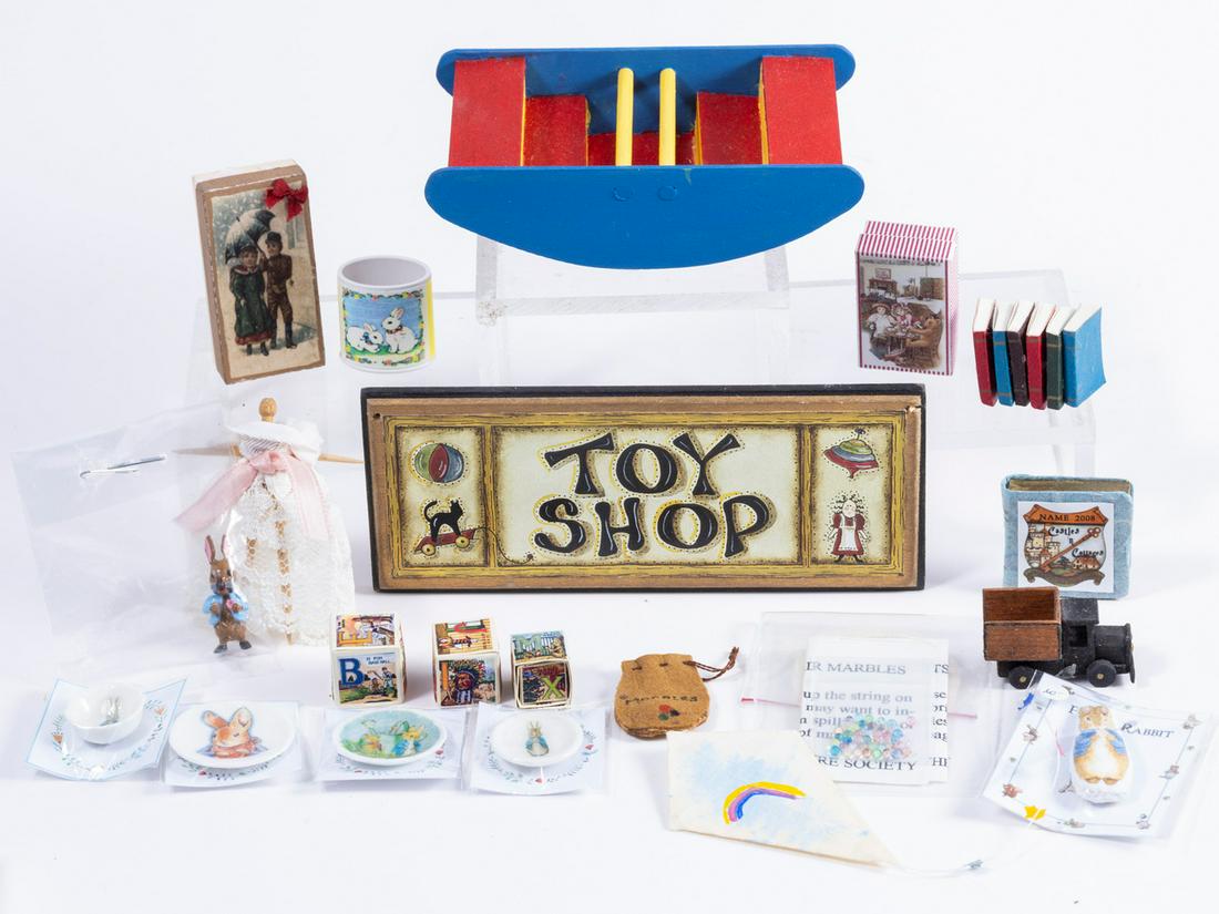 Children's Toy Lot with Handmade Beatrix Potter Items (1 of 9)