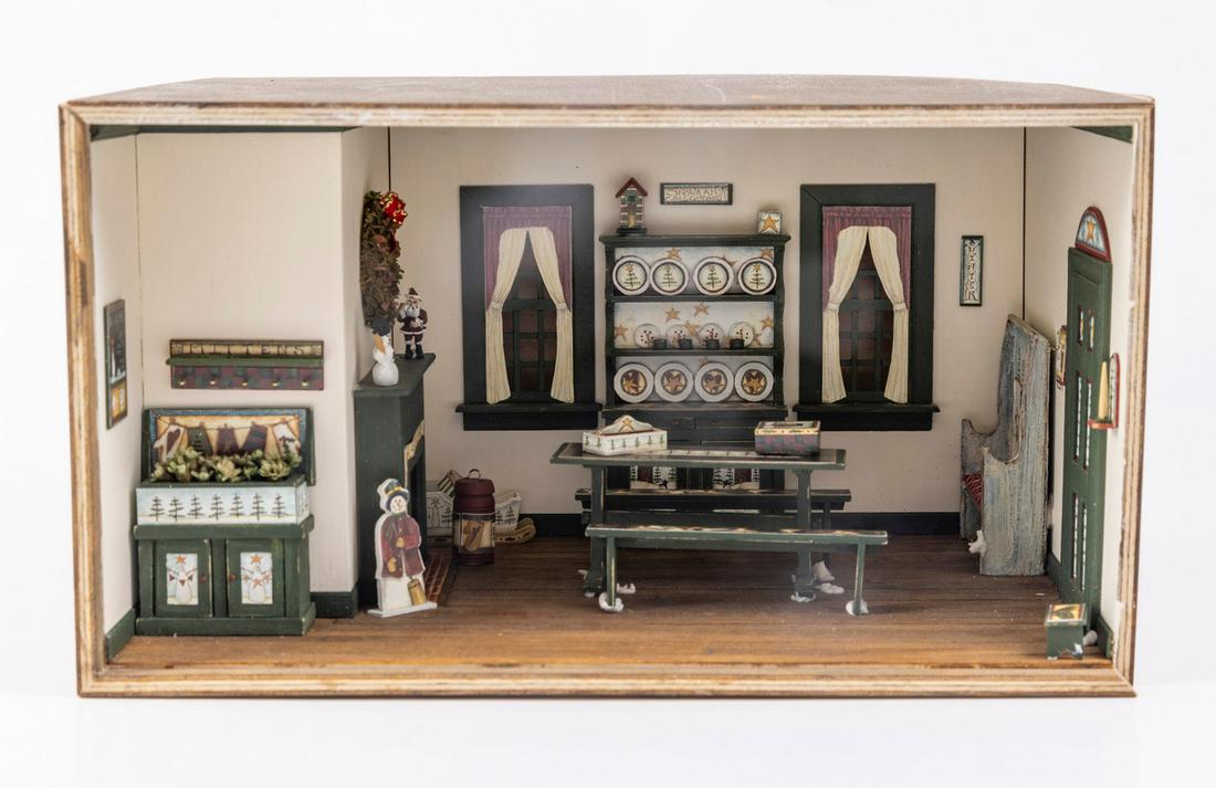 Half Scale Robin Betterly Room Decorated With Snowman Theme (1 of 7)