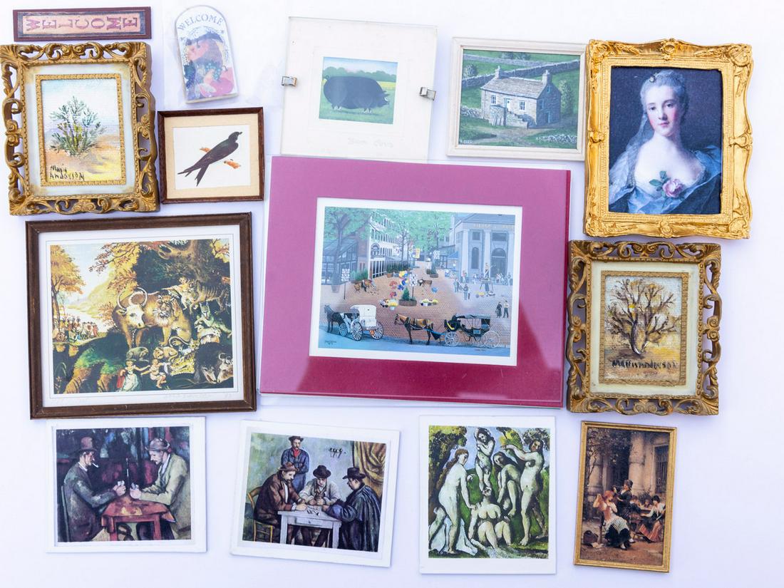 Variety of Prints in Picture Frames, George Schlosser & Other Signed (1 of 6)