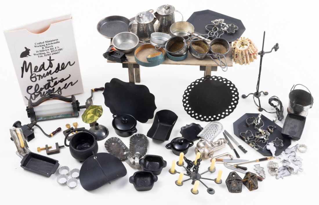 Black Metal Hand Crafted Kitchen Lot - Large (1 of 7)