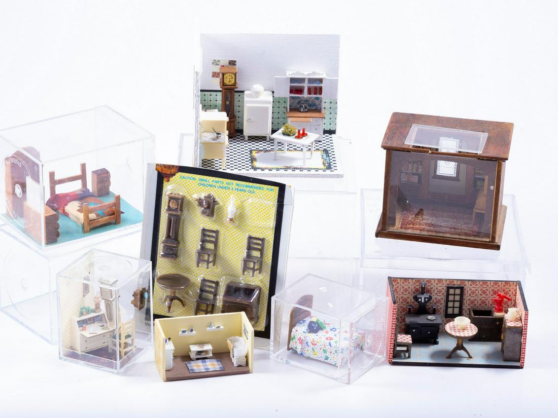 1/4" Quarter Scale & 1:144 Scale Room boxes (1 of 11)