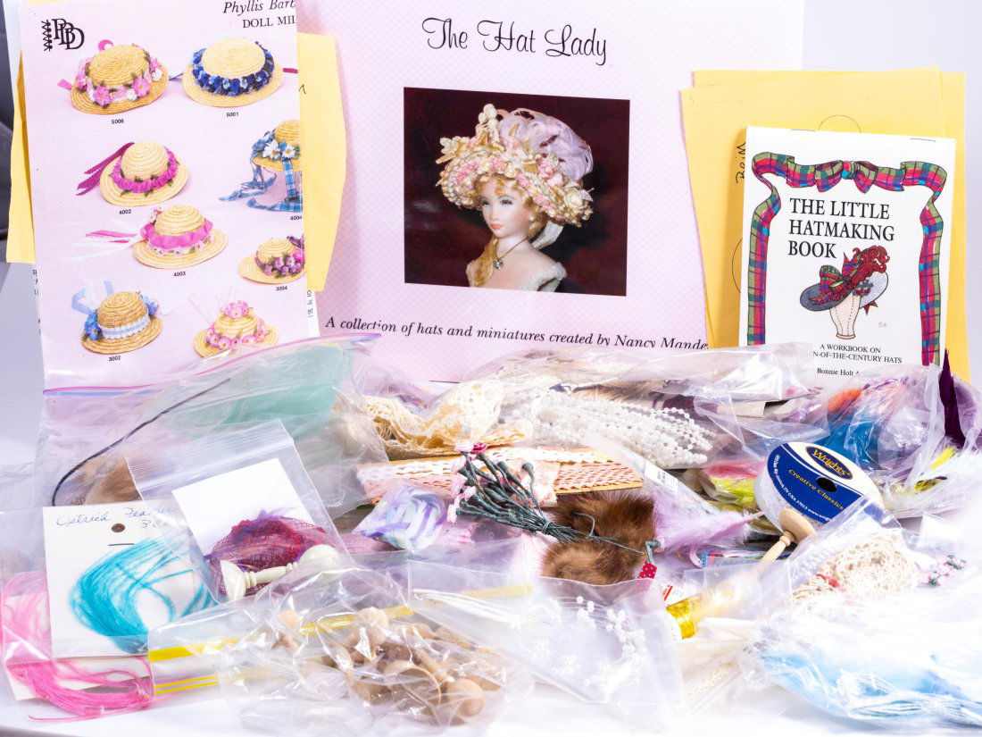 Nancy Manders Book & Lots of Hat Making Supplies (1 of 4)