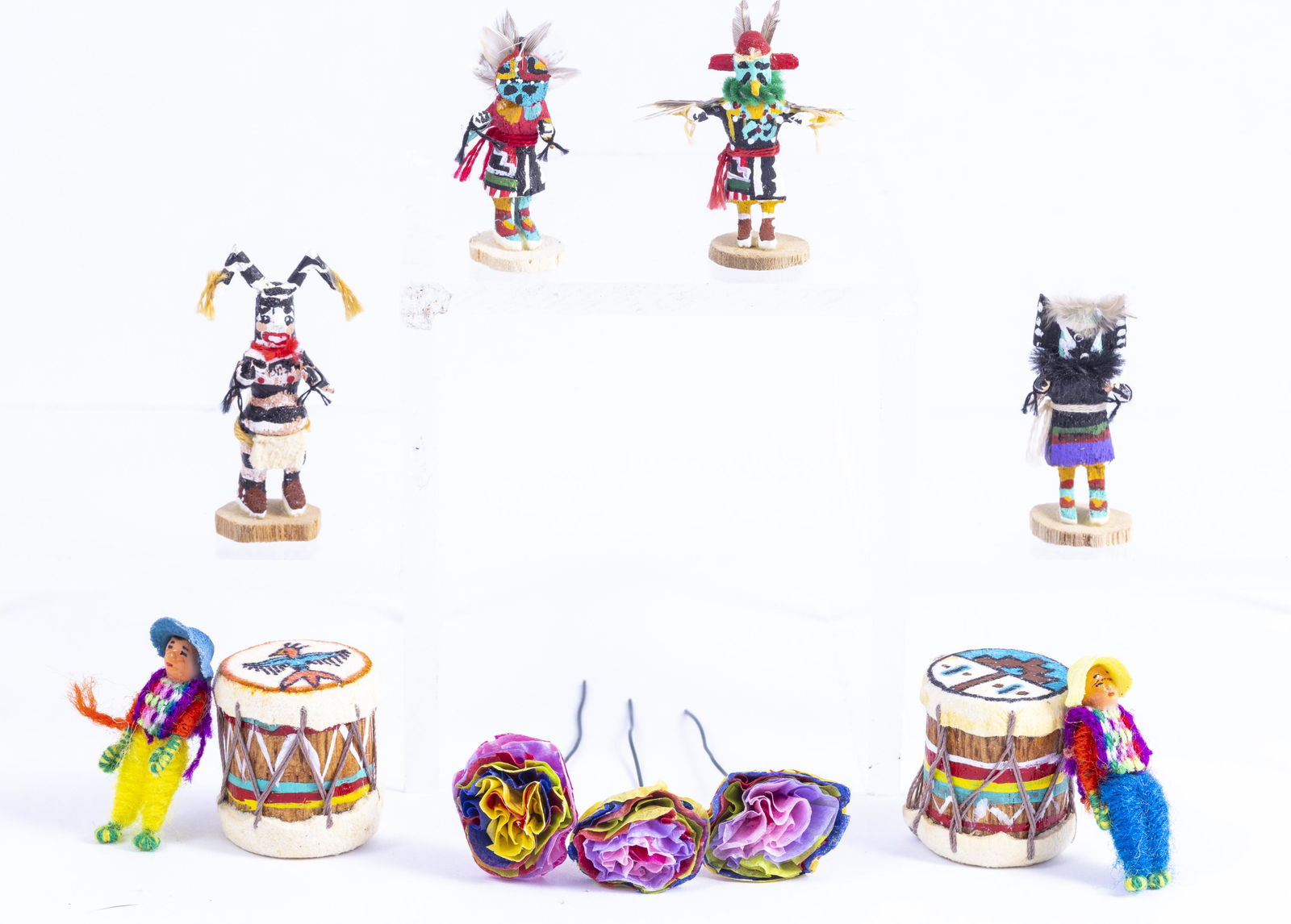Native American Kachina's & Painted Drums with Decorations (1 of 11)