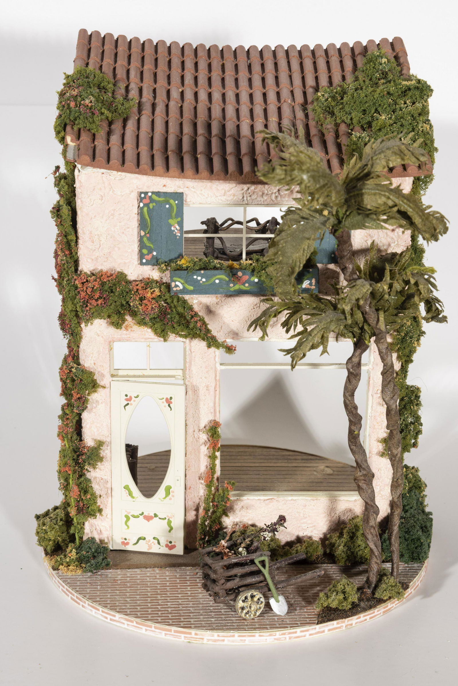 Outdoor Garden House with Tree - Half Inch Scale 1/2" (1 of 5)