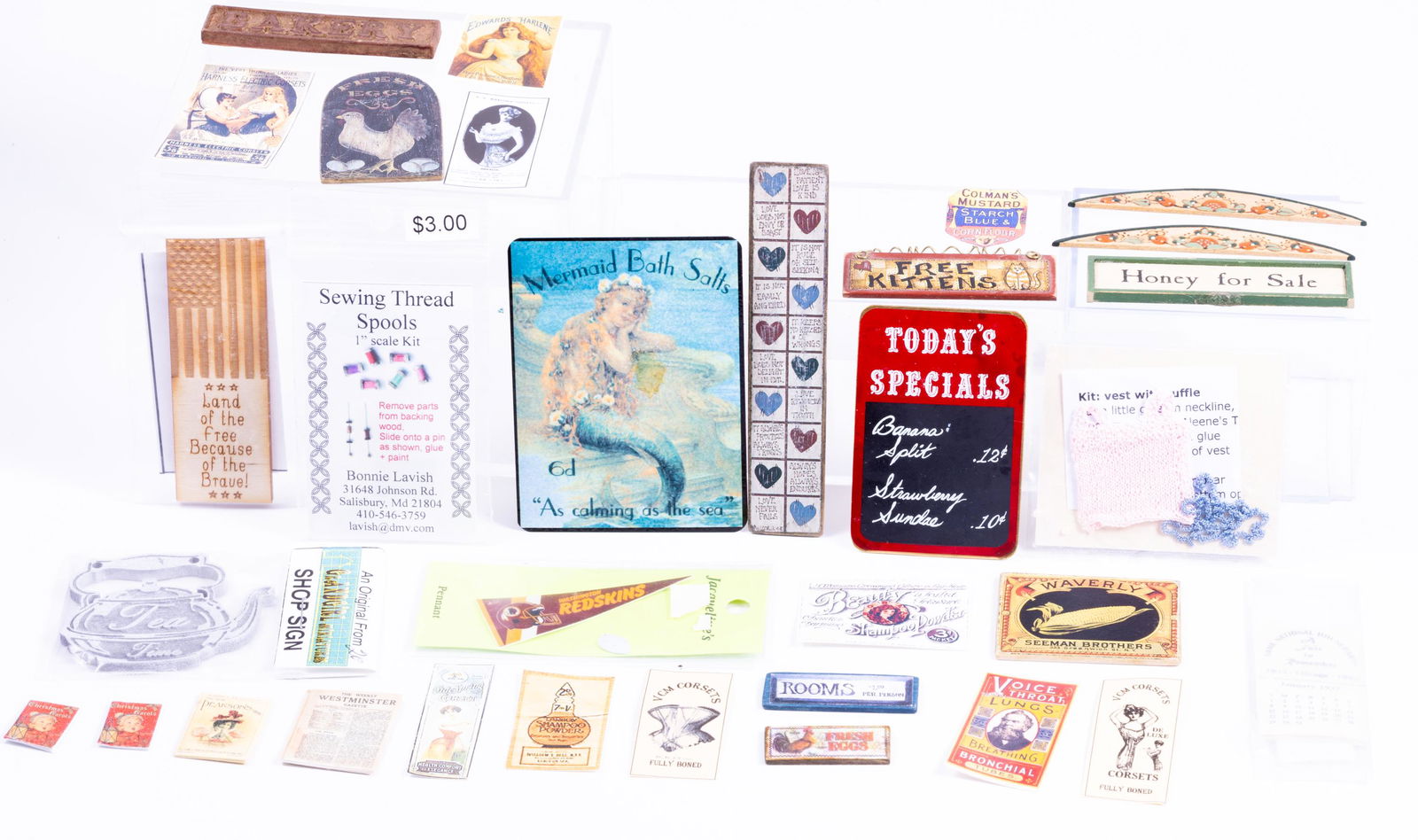 Vintage & Modern Signs  - All Assorted (1 of 9)