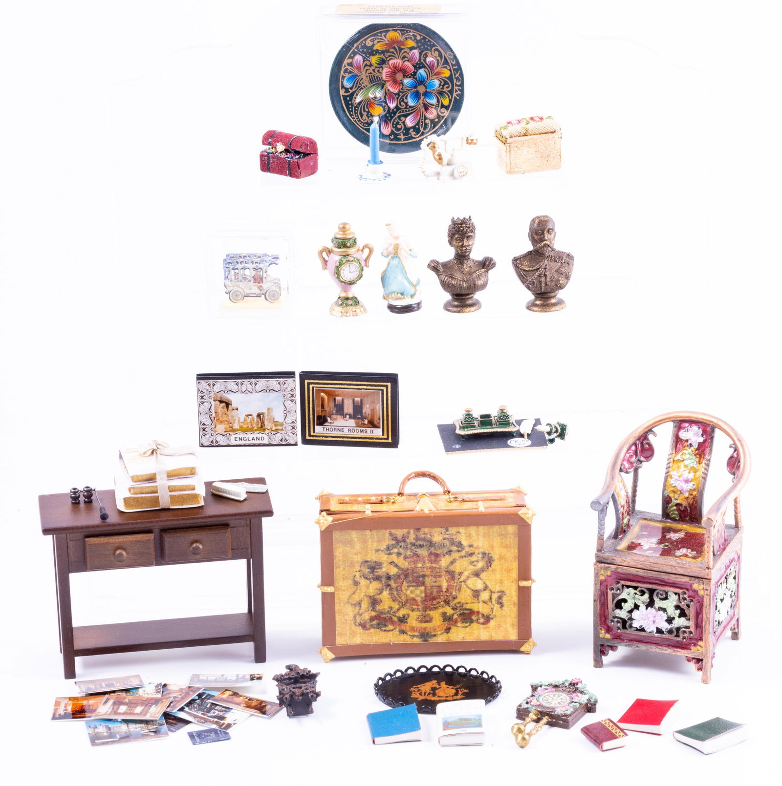 Ladies Office / Library Assortment with Handmade Items & Julienne Suitcase (1 of 14)