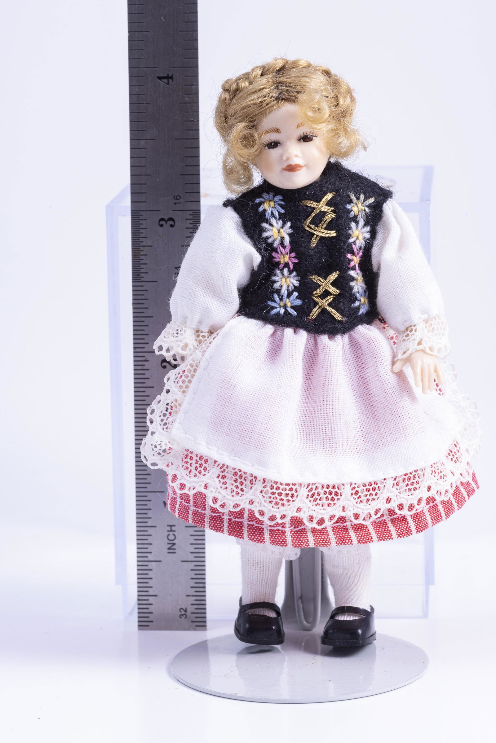 Heidi Ott Swiss Doll in Costume, Little Girl (1 of 6)