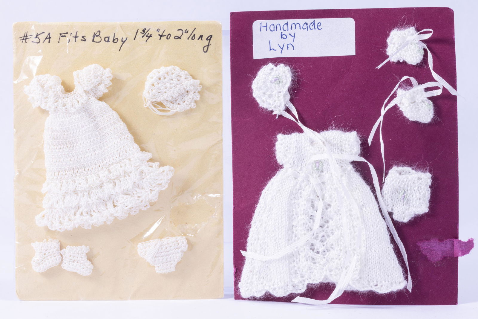 Hand Crocheted Baby Dresses, Christening Outfits (1 of 4)