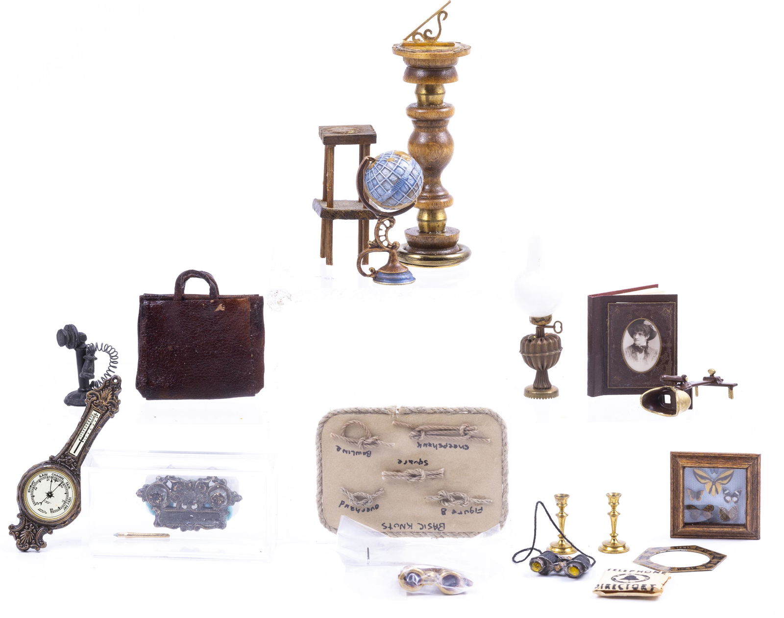 Old Fashioned Library & Office Accessories, Some Hand Crafted (1 of 8)