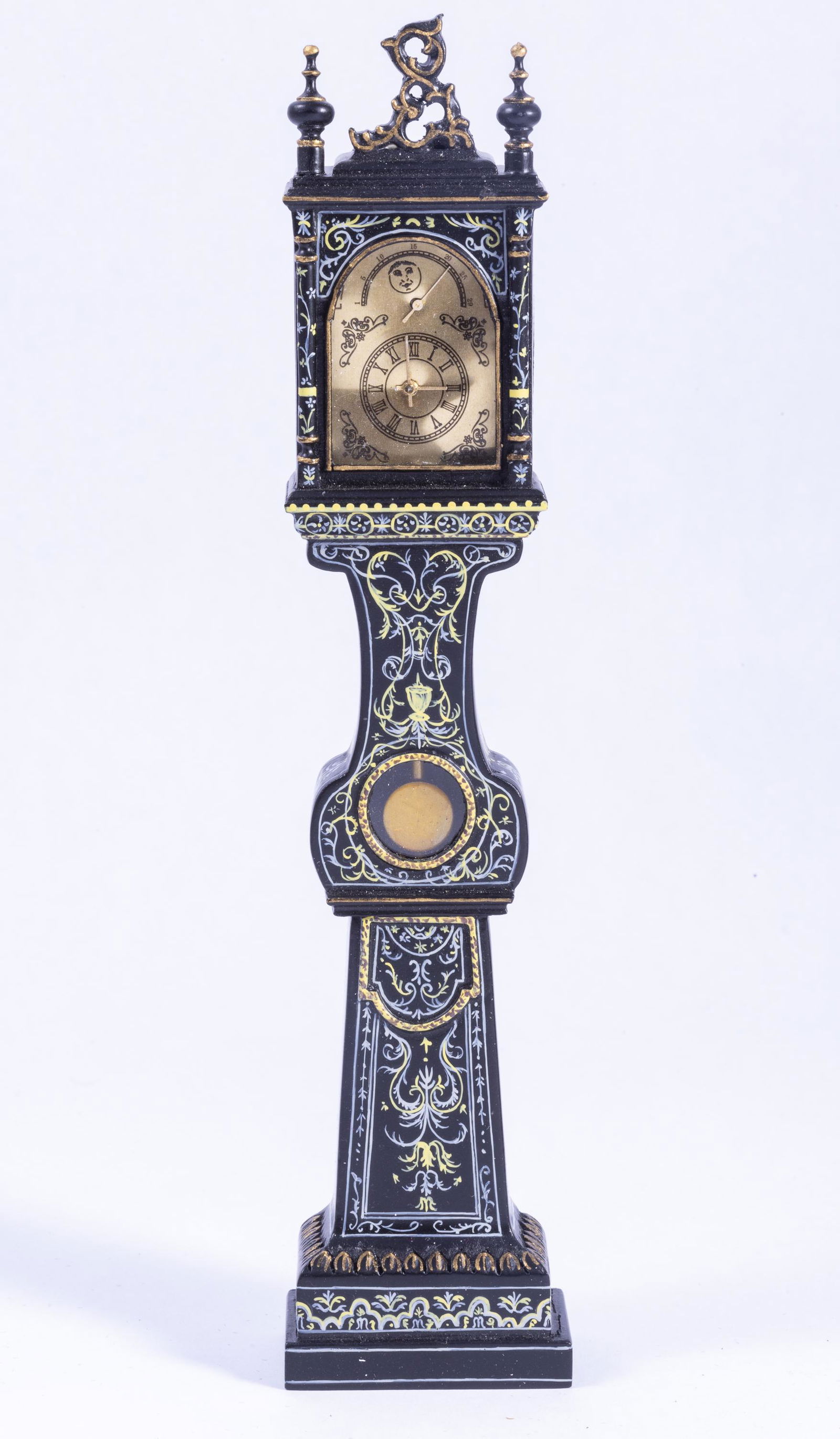 Hansson Black Painted Grandfather Clock (1 of 5)