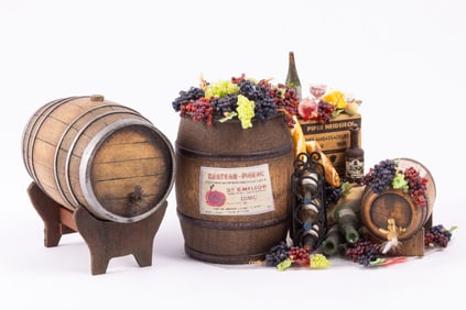 Janet Uyetake Wine & Grapes Display