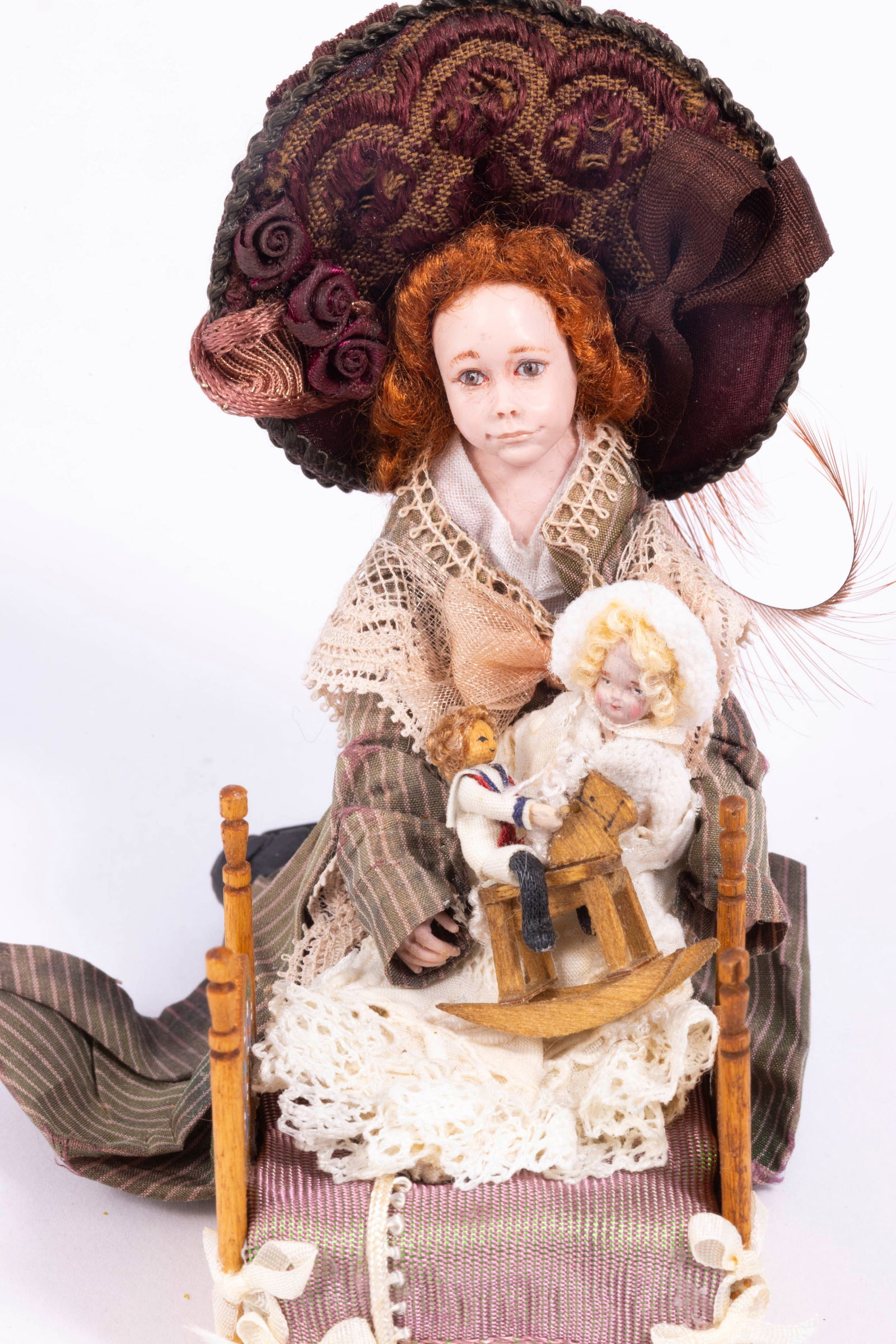 Marcia Backstrom Young Girl Doll with Handmade Toys (1 of 9)