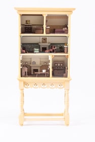 Nell Corkin 1:144 Scale Dollhouse with Furniture & Accessories