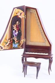 Cheryl Van Der Walt Standing Harpsichord Painted by Sandi Lindeque