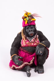 Todd Krueger Female Gorilla In Fruit Hat