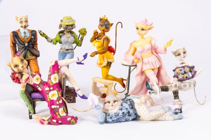7 Alley Cats Go Go by Margaret Le Van