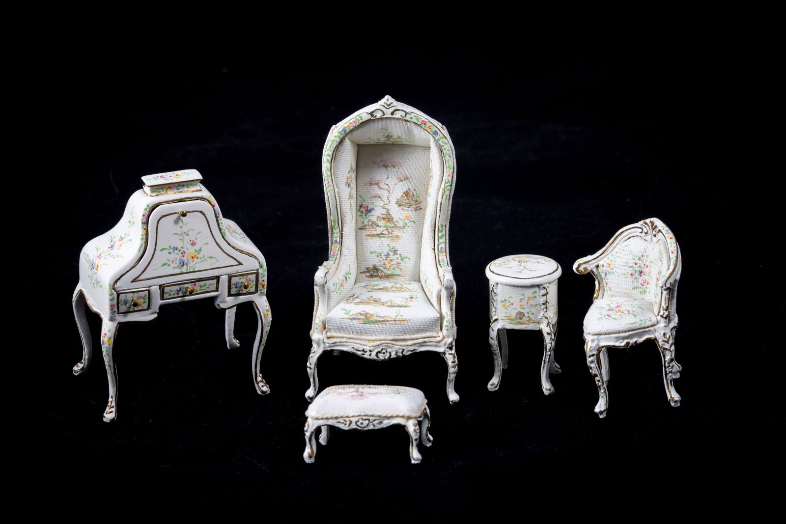 1/2" Half Scale White Painted Furniture by Bespaq (1 of 7)